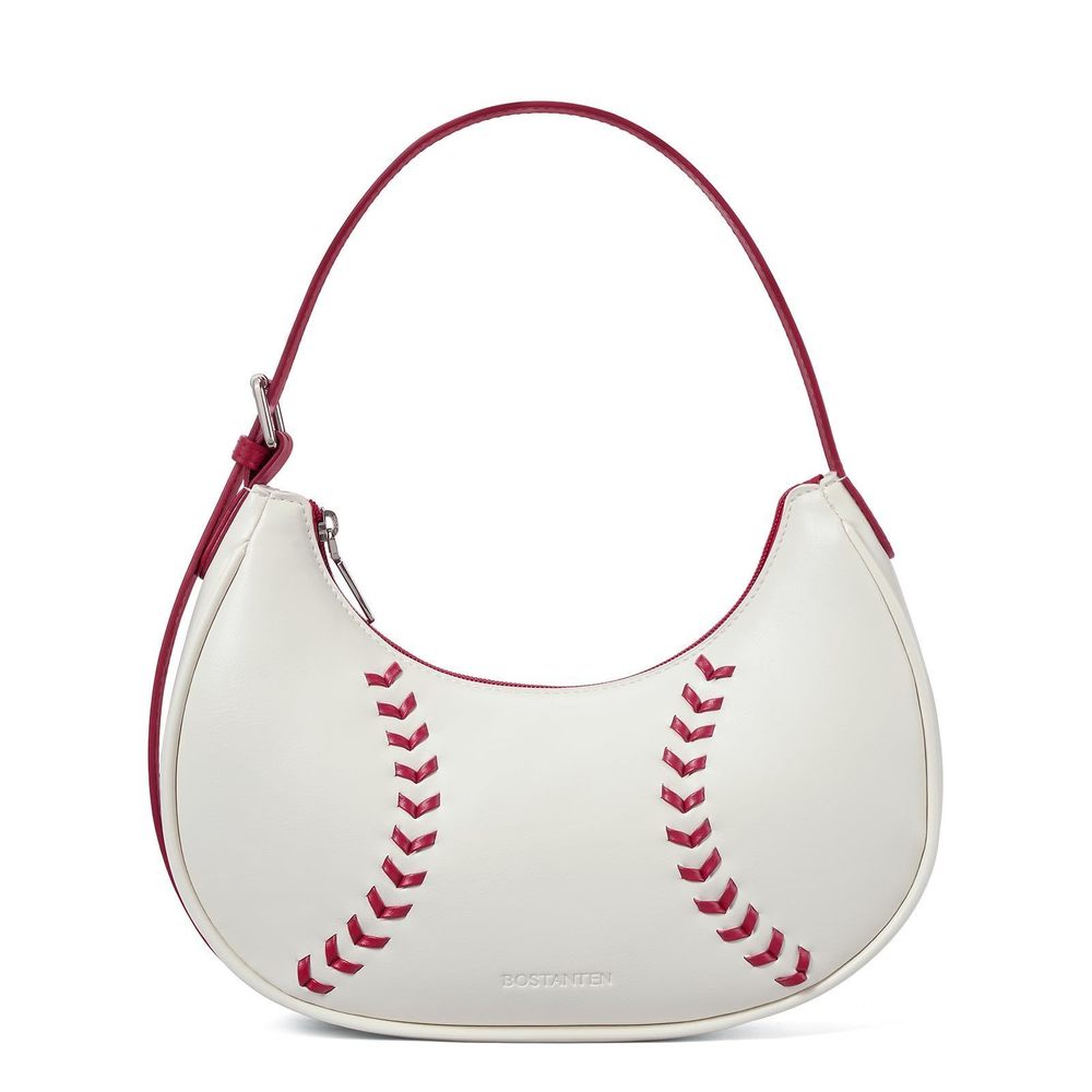 Baseball Shoulder Purses Sport Mom Trendy Small Hobo Bag Vegan Leather o_o